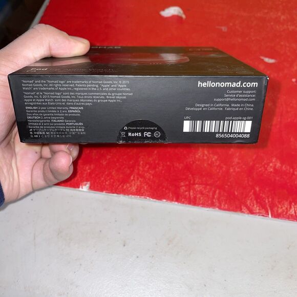 Nomad Pod Portable Charger Apple Watch Space Gray NOMAD POD-APPLE-SG-001 - Picture 6 of 6